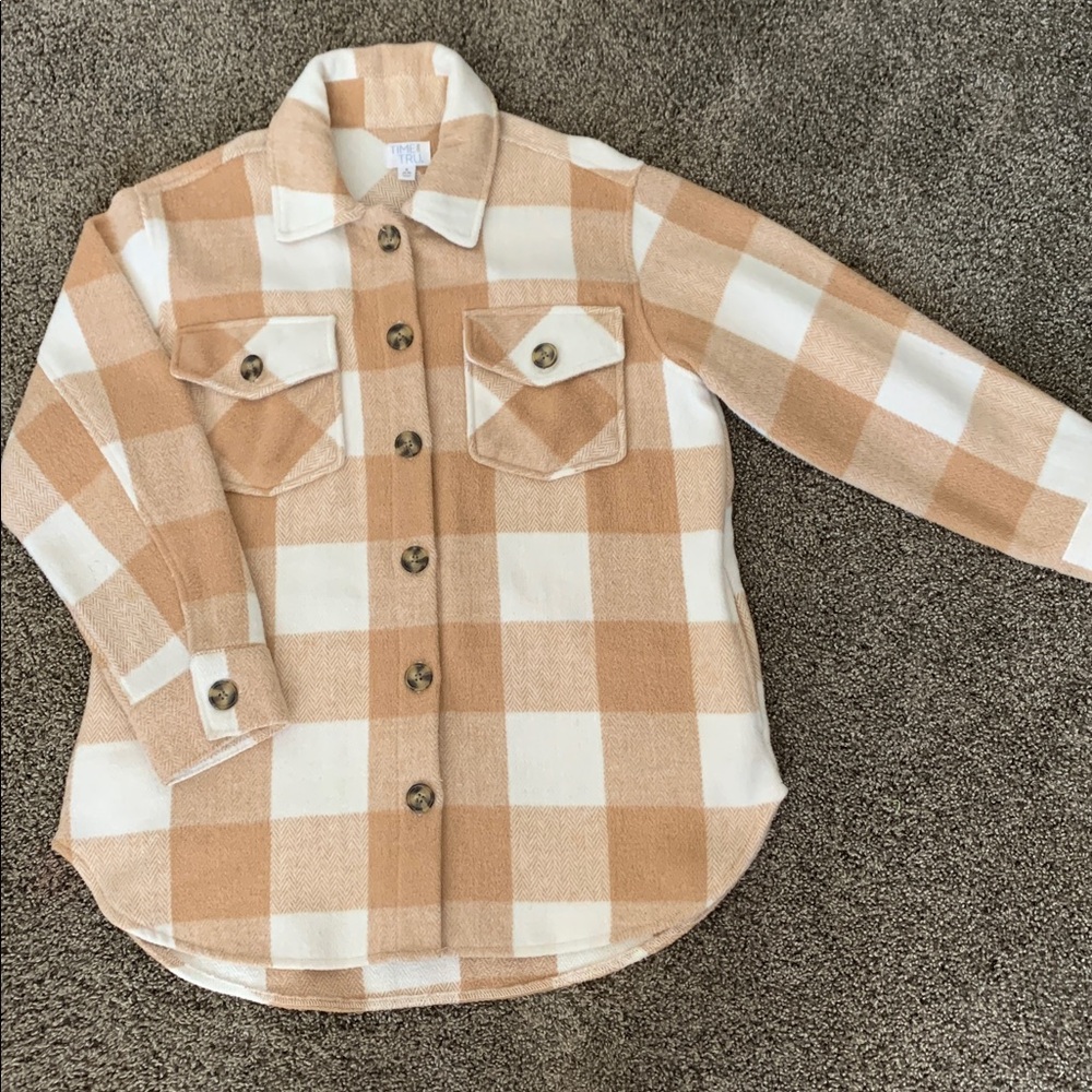 Tan Plaid Shirt
